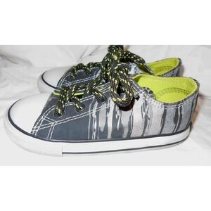 Converse Chuck Taylor Black Green All Star Infant Toddler Shoes 754410c US Sz 9